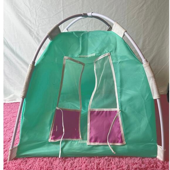 Our Generation 18” Doll Camping Tent Pop-up Mesh Window DoorFloor Fits‎ American - Picture 1 of 15